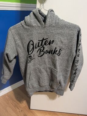 Gray Pullover Hoodie - Men's Casual Hooded Sweatshirt